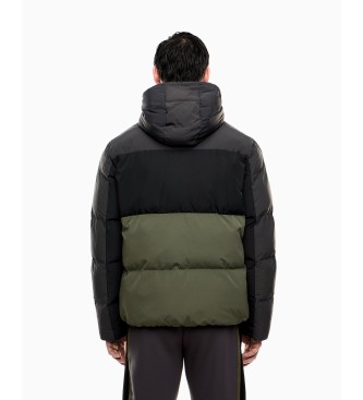 EA7 Casaco de nylon para desporto Bloco de cores verde