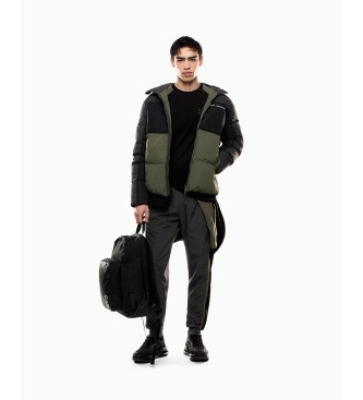 EA7 Casaco de nylon para desporto Bloco de cores verde