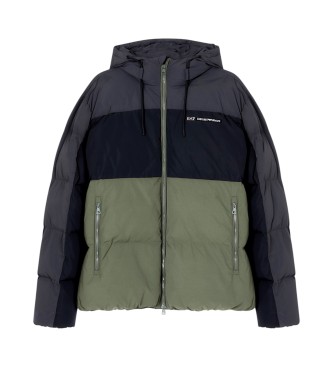 EA7 Casaco de nylon para desporto Bloco de cores verde