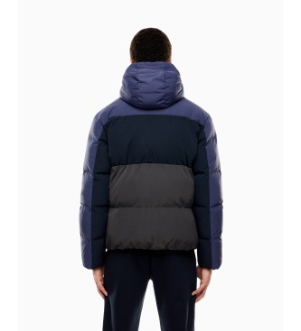 EA7 Chaqueta Train Athletic Colour Block M Puffy marino