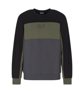 EA7 Train Athletic Colour Block Sweatshirt groen