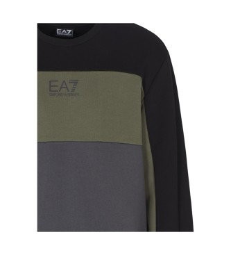 EA7 Train Athletic Colour Block Sweatshirt groen