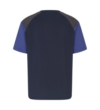 EA7 Athletic T-shirt Colour Block navy