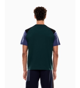 EA7 Athletic Colour Block T-shirt green