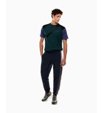 EA7 Athletic Colour Block T-shirt green