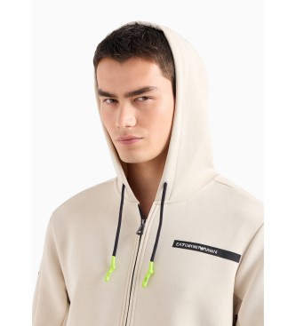 EA7 Athletic Mix hoodie beige