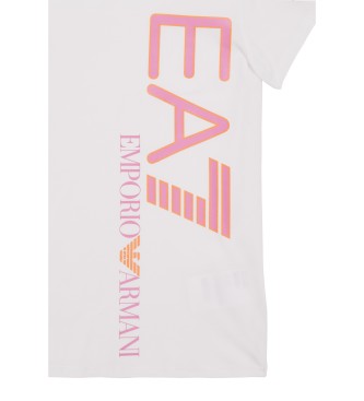 EA7 Train T-shirt colour block hvid