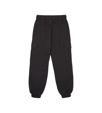 EA7 Eigentijdse sportbroek zwart