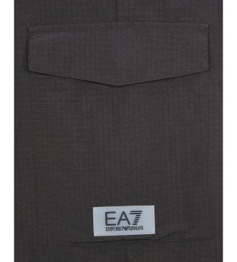 EA7 Eigentijdse sportbroek zwart