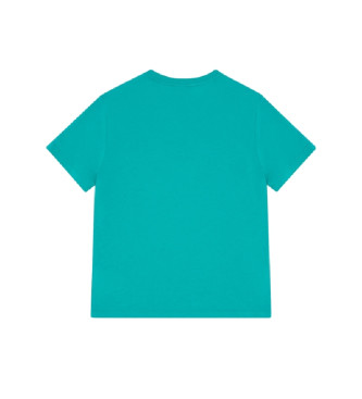 EA7 T-shirt a maniche corte blu Core Identity