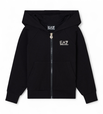 EA7 Train Core Id Girl Hoodie Fz sort
