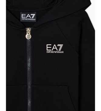 EA7 Train Core Id Girl Hoodie Fz sort