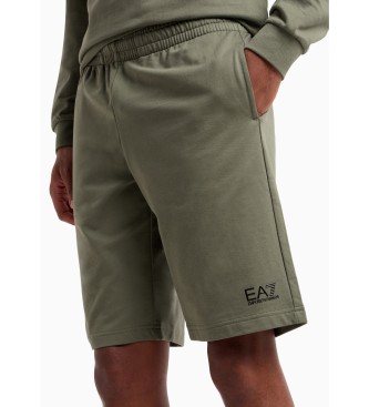 EA7 Kratke bermuda hlače Core Idenitity zelena