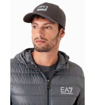 EA7 Zložljiva jakna Core Identity siva