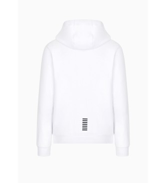 EA7 Core Identity sweatshirt med htte hvid