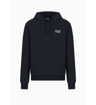 EA7 Core Identity sweatshirt met capuchon marine