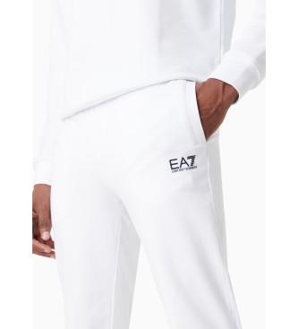 EA7 Spodnie Core Slim białe