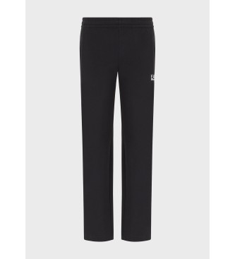 EA7 Identity black fleece trousers