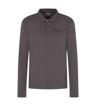 EA7 Polo comprido cinzento