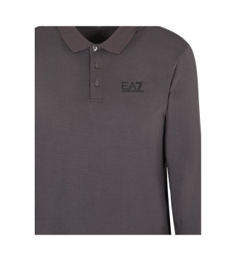 EA7 Polo comprido cinzento