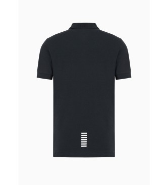 EA7 Core Identity Stretch navy polo shirt
