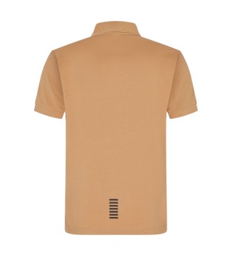 EA7 Core Identity Stretch Polo Bruin