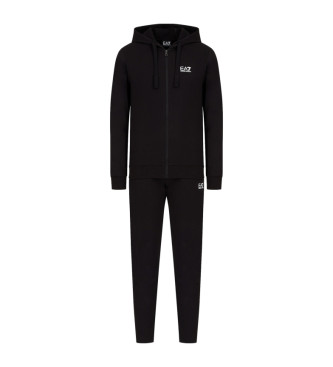 EA7 Tracksuit Core Identity in cotton with black logo