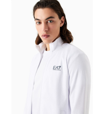 EA7 Tuta in cotone bianco Core Identity