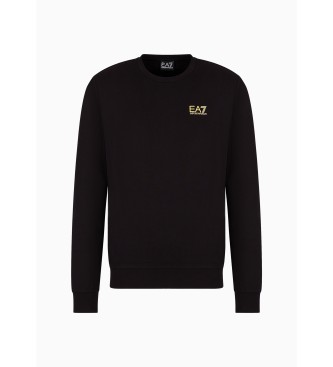 EA7 Core Identity crew neck sweatshirt black