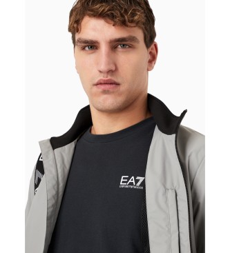 EA7 Granatowa bluza z okrągłym dekoltem Core Identity