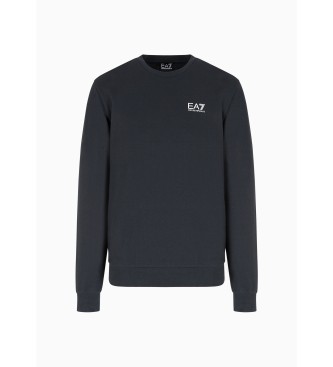 EA7 Core Identity sweatshirt med rund hals i navy