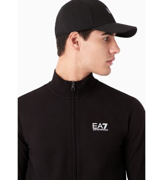 EA7 Bluza bawełniana Core Identity czarna
