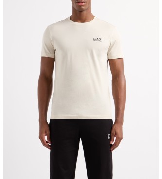 EA7 T-shirt Core Identity Pima blanc cass