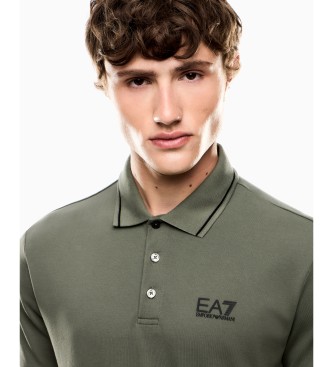 EA7 Core Identity Pique groene polo