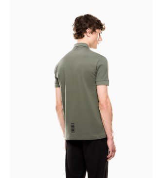 EA7 Core Identity Pique groene polo