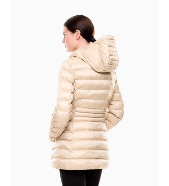 EA7 Jakke Train Core Lady W Eco Down Caban Ho Beige