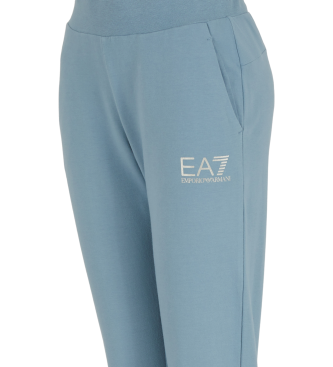 EA7 Tuta da donna Core in cotone elasticizzato grigio