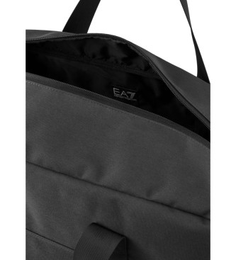 EA7 Zwarte geweven tas