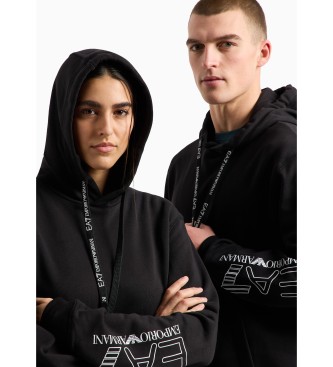 EA7 Core Identity hoodie black