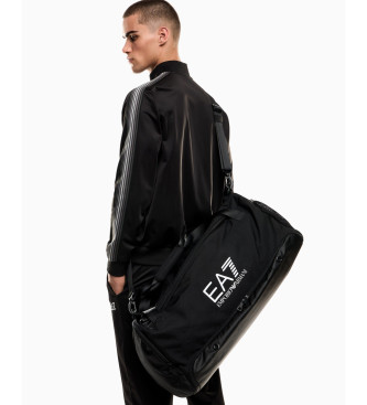 EA7 Stor v�ska med Train Core maxilogotype svart