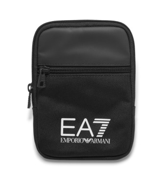 EA7 Piccola borsa a tracolla con grande logo nero