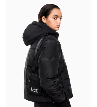 EA7 Piccola borsa a tracolla con grande logo nero
