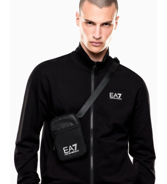 EA7 Piccola borsa a tracolla con grande logo nero