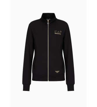 EA7 Evolution zip-up sweatshirt black