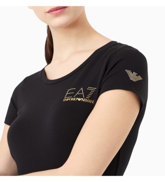 EA7 Train Evolution T-shirt zwart