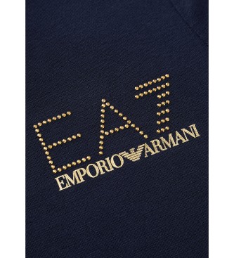 EA7 T-shirt Evoluzione del treno blu scuro