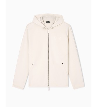 EA7 Sweat-shirt Gold Label blanc cass