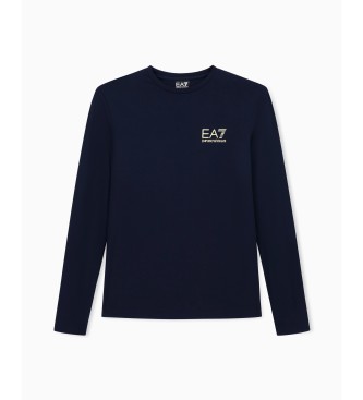 EA7 Maglietta lunga blu navy oro