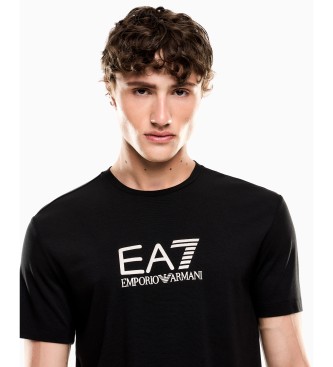 EA7 Train Gold Label T-shirt noir