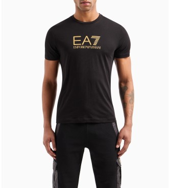 EA7 Gold Label M Tee Ss Pima Js Groot Logo T Shirt